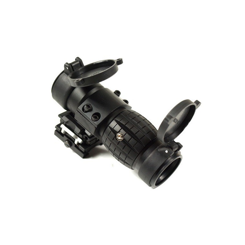 Visor 3X Magnifier for Red Dot flip to side mount modelo 301 BK