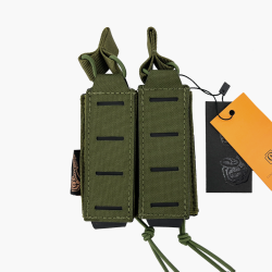 Conquer Double Pistol Mag pouch OD