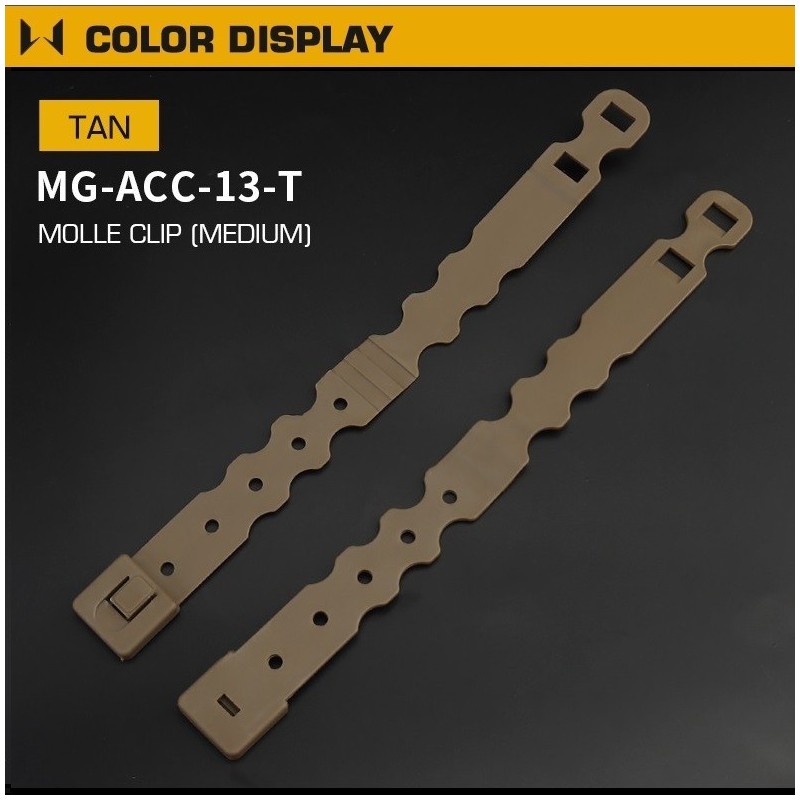MOLLE Clip（Medium）MG-ACC-13 TAN